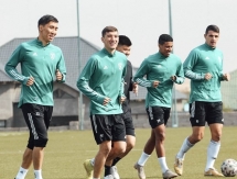 «Атырау» опубликовал фото с первой тренировки в Шымкенте