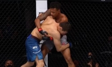 Видео первого боя казахстанца Шавката Рахмонова в UFC 