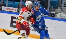 Игроки «Барыса» дважды попали в ТОП-10 силовых приемов девятой недели КХЛ. Видео