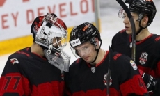 Форвард принципиального соперника «Барыса» в КХЛ оштрафован за удар между ног. Видео