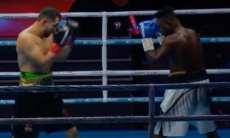 Видео полного боя с нокаутом Айдос Ербосынулы — Исса Самир за титулы WBC, WBA и WBO