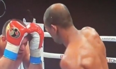 Видео боя Ахмедов — Гонгора за титул чемпиона мира с нокдауном и нокаутом в последнем раунде