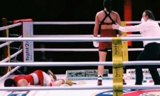 Видео нокаута, или Как уроженка Казахстана уронила 45-летнюю соперницу лицом в пол в титульном бою