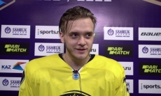 «Хоккей — игра удачи». Форвард «Сарыарки» рассказал о матче с «Номадом»