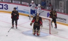 «Барыс» открыл счет на второй минуте матча с «Авангардом». Видео