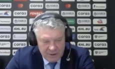 Видео послематчевой пресс-конференции игры КХЛ «Барыс» — «Сибирь» 1:3
