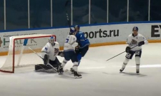 Видеообзор матча чемпионата РК «Снежные Барсы» — «Номад» 2:3 Б