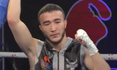 Непобежденный казахстанский боксер готовится к бою против соотечественника. Видео