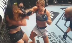 Турнир UFC с участием казахстанца стартовал с жесткого нокаута после хай-кика в голову. Видео