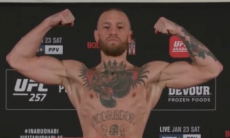 Конор Макгрегор и Дастин Порье прошли взвешивание перед боем UFC. Видео
