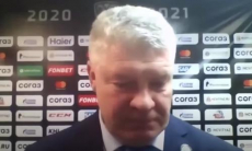 Видео послематчевой пресс-конференции игры КХЛ «Витязь» — «Барыс» 4:5 ОТ