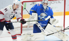 «Так выглядит боль». «Барыс» показал обидный момент разгромной победы над «Нефтехимиком»