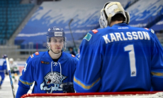 «Стоял намертво». Игру героя победы «Барыса» над «Авангардом» и силовой прием на Дице рассмотрели в России