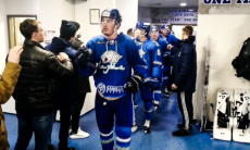 «Спасибо за самоотдачу». «Барыс» показал видео из раздевалки после победы над «Автомобилистом»