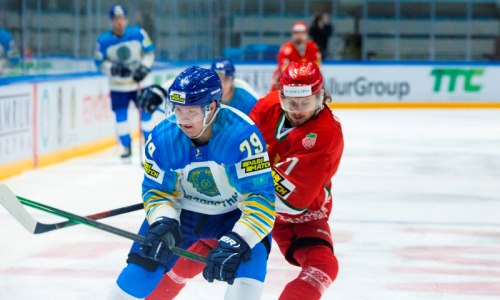 Логотип Qazaqstan Hockey open 2024.