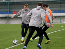 «Тобол» представил фото с восстановительной тренировки