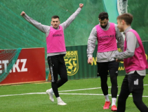 «Тобол» показал фоторепортаж с тренировки перед началом сезона