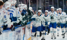 «Барыс» выдал невероятный первый период матча с «Металлургом» в плей-офф КХЛ