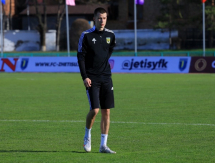 «Тобол» представил фото с предматчевой тренировки