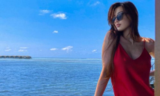 Как Сабина Алтынбекова с мужем отдыхает на Мальдивах. Казахстанка показала сказочные фото