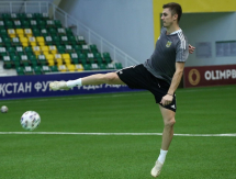 «Тобол» показал фото и видео предматчевой тренировки