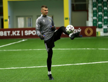 «Тобол» показал фото и видео предматчевой тренировки