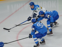 Фоторепортаж с матча чемпионата мира-2021 Италия — Казахстан 3:11