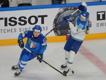 Фоторепортаж с матча чемпионата мира-2021 Италия — Казахстан 3:11