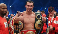 45-летний уроженец Казахстана Владимир Кличко продемонстрировал свою фантастическую форму. Фото