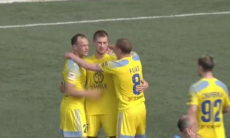 Видео гола Муртазаева матча Премьер-Лиги «Каспий» — «Астана»