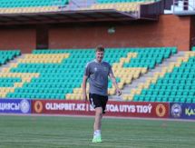 «Тобол» показал фото предматчевой тренировки