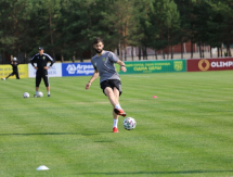 «Тобол» показал фоторепортаж с предматчевой тренировки