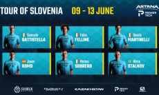 Собреро остановился в шаге от пьедестала второго этапа «Тура Словении»