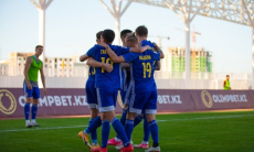 «Акжайык» опубликовал фото из победной раздевалки после матча КПЛ с «Кызыл-Жаром СК»