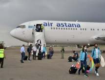 Казахстанских призеров Олимпиады в Токио встретили в Алматы