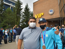 Казахстанских призеров Олимпиады в Токио встретили в Алматы