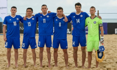 Стало известно итоговое положение команд дивизиона Евролиги, где сборная Казахстана по пляжному футболу завоевала «бронзу»