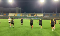 Футболисты «Алашкерта» провели тренировку на стадионе в Алматы перед матчем с «Кайратом». Видео