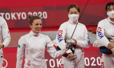 Казахстанская пятиборка попала в десятку в фехтовании на Олимпиаде-2020