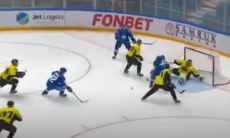 Видеообзор матча Кубка Президента РК «Барыс» — «Сарыарка» 3:4