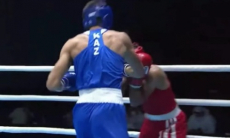 Видео нокаута иракца чемпионом Казахстана на старте МЧА-2021 по боксу