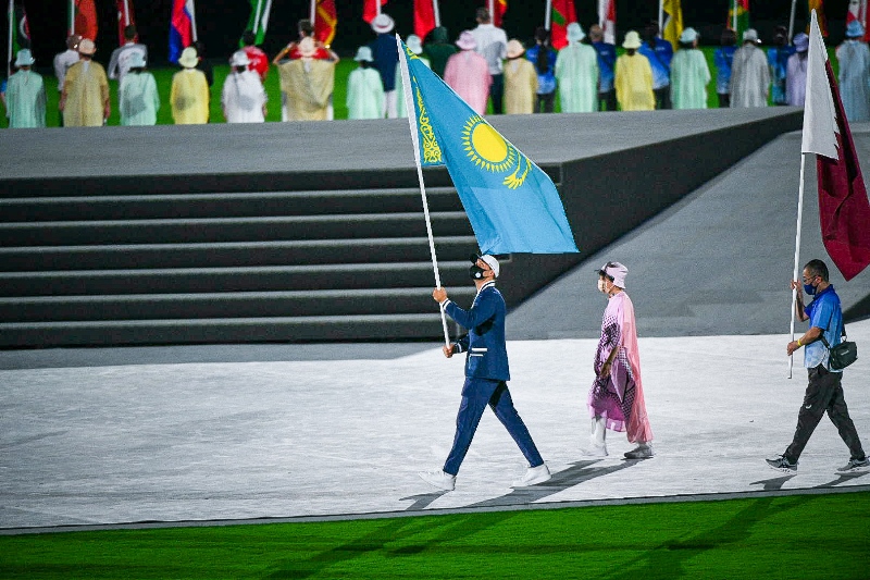 Казахстан на церемонии закрытия