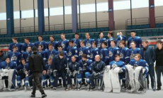 Фарм-клуб «Барыса» провел фотосессию и сделал общее фото коллектива на сезон. Видео