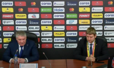 Видео послематчевой пресс-конференции игры КХЛ ЦСКА — «Барыс» 3:6