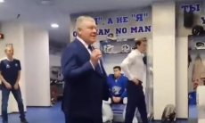 Появилось видео из раздевалки «Барыса» после победы над «Сибирью»