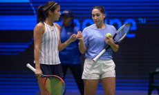 Казахстанка обыграла своих соотечественниц на Astana Open WTA 250 в парном разряде. Видео