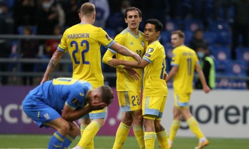 Украина нанесла 25 ударов по воротам Казахстана, трижды попав в каркас