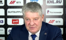 Видео послематчевой пресс-конференции игры КХЛ «Локомотив» — «Барыс» 4:3