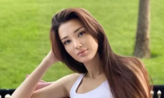 Осиная талия за месяц до родов. Какие фото Сабина Алтынбекова публиковала во время беременности