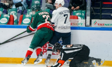 «Ак Барс» с Панюковым проиграл клубу хоккеистов сборной Казахстана перед матчем с «Барысом». Видео